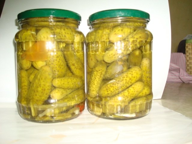 canned cucumber