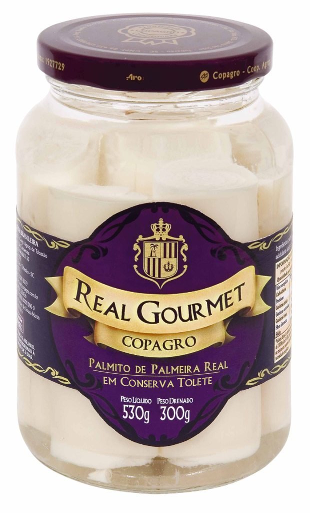 Hearts of Palm Real Gourmet - Tolete - 0,3Kg