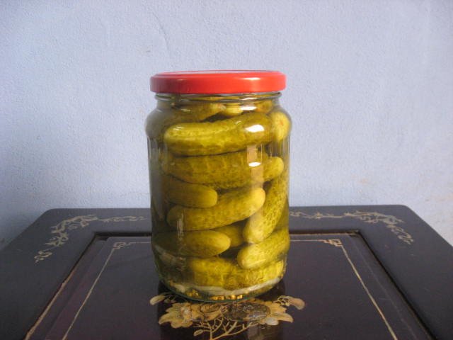 PICKLED BABY CUCUMBERS