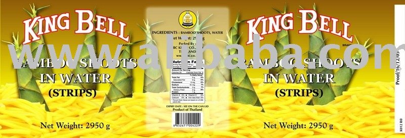 Bamboo Shoots slices/ Strips/ Dice/ Half in Water - 3000/1800 gms x 6