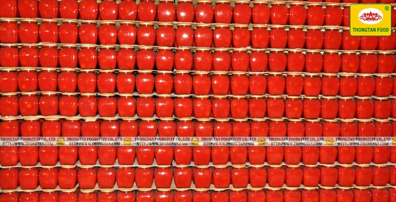 Egg Tomato with Tomato Sauce in square jar 720ml - Special