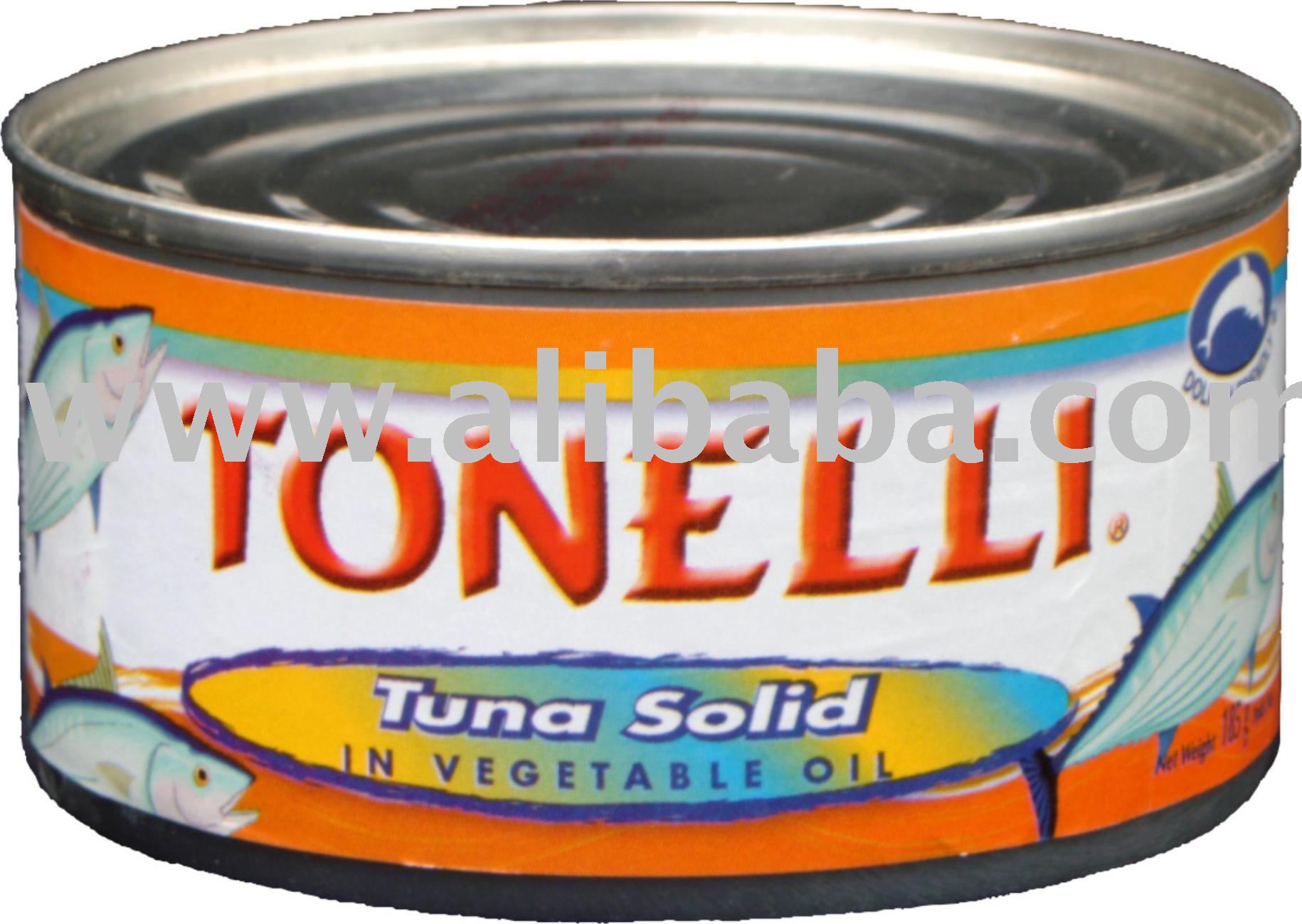 Solid Light Tuna in Vegetable Oil