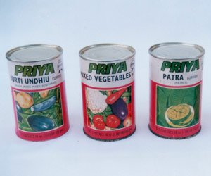 canned vegetables