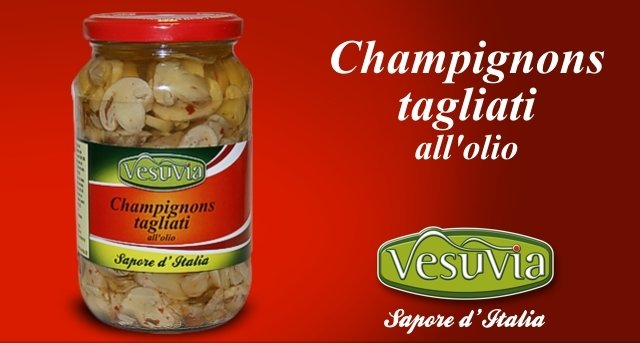  sliced   Champignon s mushrooms - Funghi  champignon s tagliati sott olio