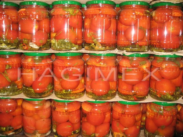PICKED TOMATOES IN JARS