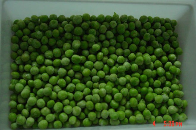 IQF green peas ,variety: zhongwan NO5, zhongwan NO6 and purl green.