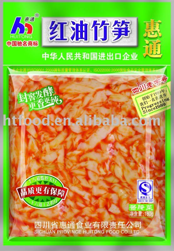 hot bamboo shoots in chili sauce 180g