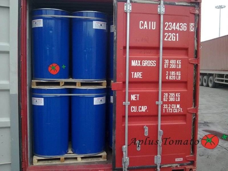 Big drum tomato puree/paste, 220L Iron drum, 2010 crop, HACCP certified