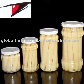 canned  asparagus  in jar
