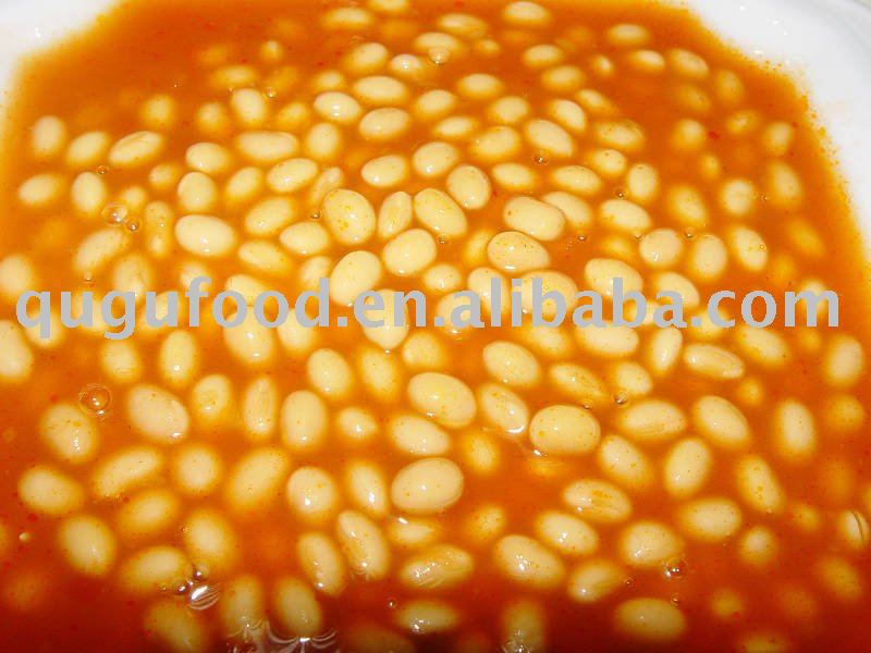 Beaked beans in tomato sauce