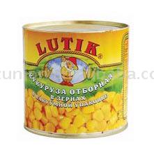 Canned sweet corn