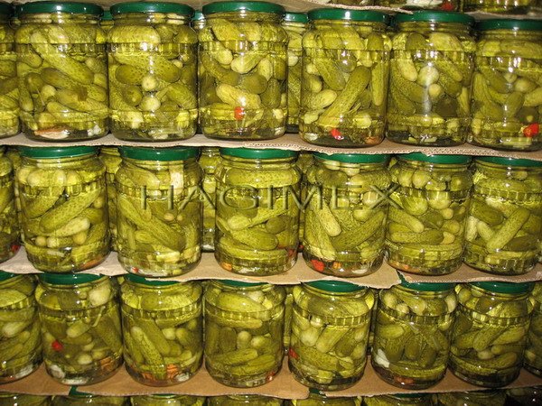  Cucumber  in  jar 