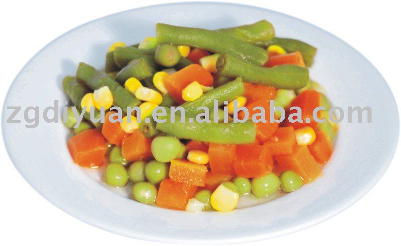 canned mixed vegetables