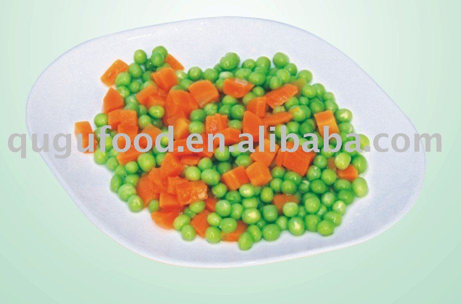 canned green peas   carrot