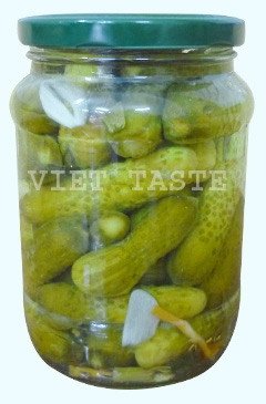  Pickled   Baby   Cucumber  in  jar s