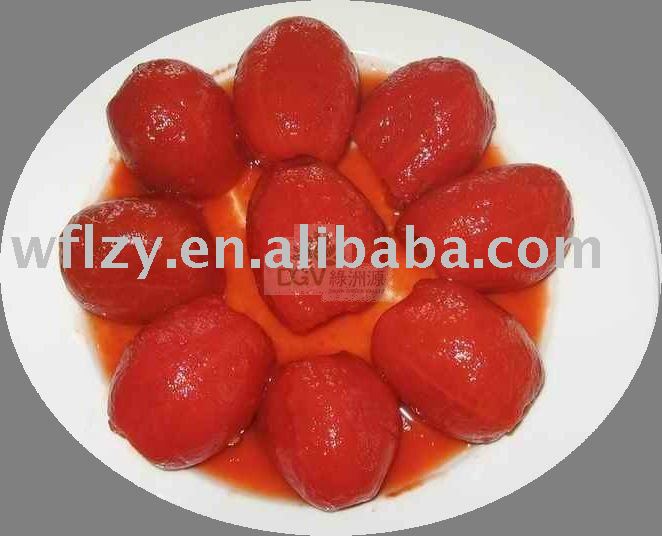 whole peeled tomato