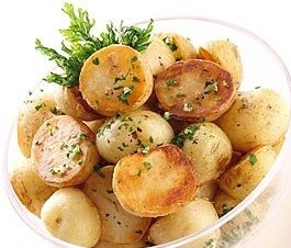 New Potatoes in halves