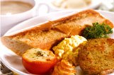 BREAKFAST OF tomato provencal & duchess potato