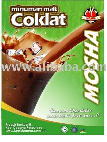 MOSHA  Chocolate   Malt   Drink   Powder 