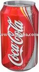 Coca tin can 330ml drink