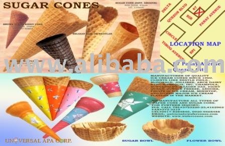Wafer And Sugar Ice Cream Cone