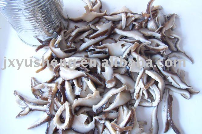 Canned shiitake Mushroom slices (solid & liquid)