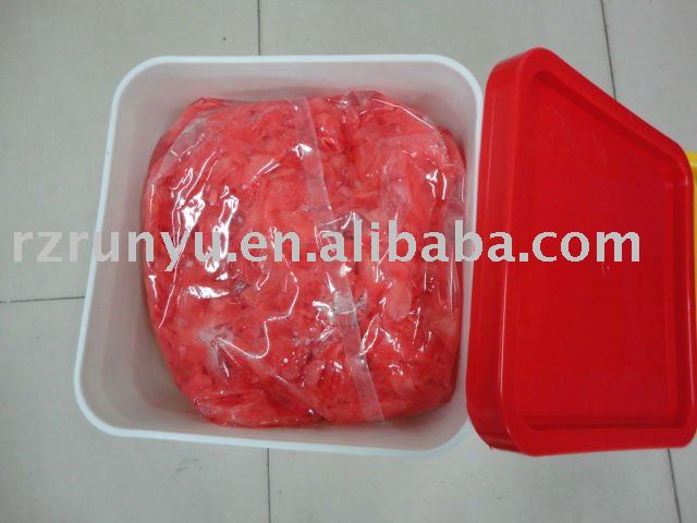 Chinese red sushi ginger(LaiWu sushi ginger)