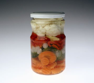 German Mixed Pickles (canned vegetables)