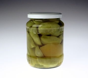 Green Pickled Tomatoes (canned vegetables)
