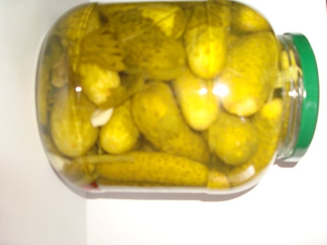cucumber in jar