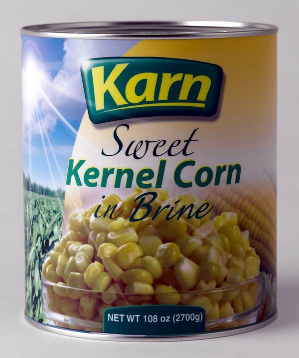 Sweet corn in brine A10