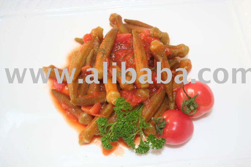 Baby Okras In Tomato Sauce