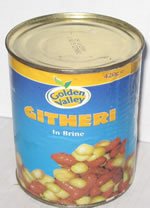 canned Green beans and Red beans in brine