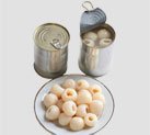 Lychee in light syrup canned vegetable