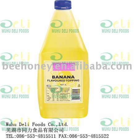 Banana Flavoured Topping Syrup