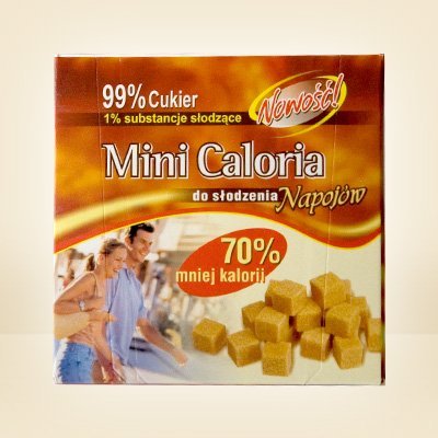 MINI CALORIA CUBES FROM A BROWN SUGAR