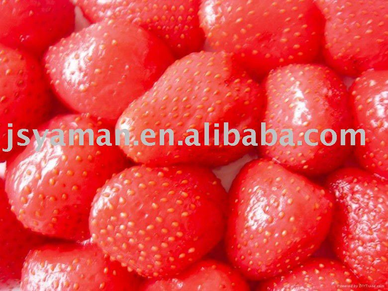 canned strawbery in light syrup
