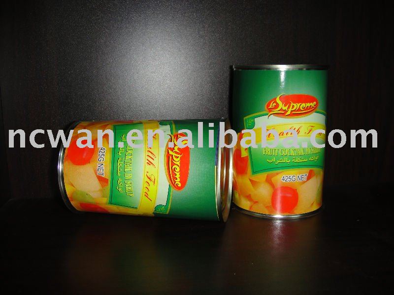 Canned Fruit Cocktail, 425g, canned food