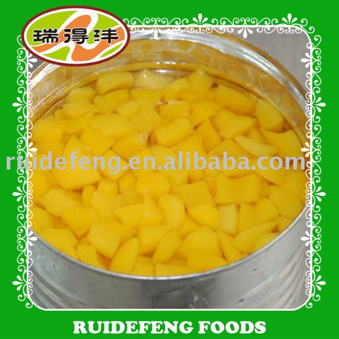 3kg canned yellow peach dices