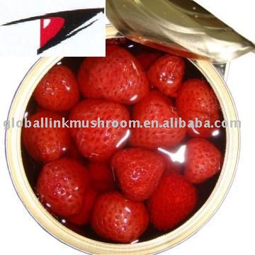 canned strawberry in light syrup