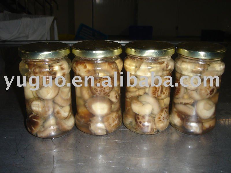 YUGUO 2010 BRC canned shiitake mushroom in brine