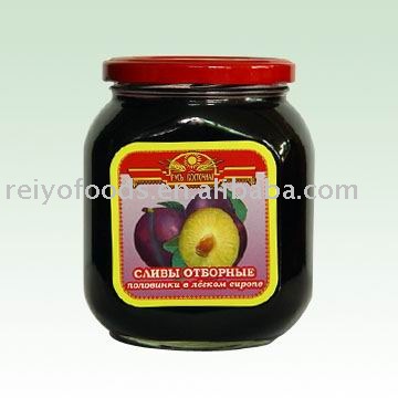 Canned fruit - plum