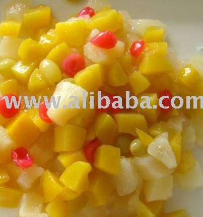 canned fruit cocktail