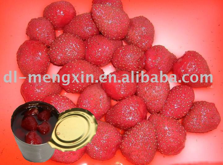 canned strawberry in light syrup