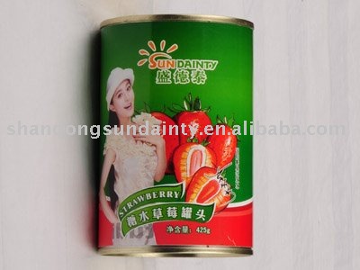 canned food-canned strawberry in light syrup