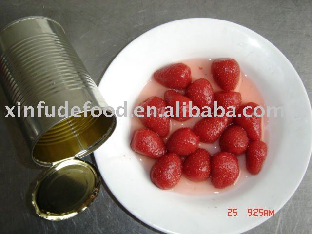 820g Canned  strawberry  in tins E124