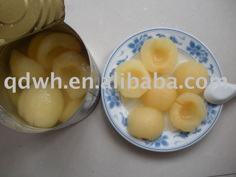 Canned peach halves in light syrup
