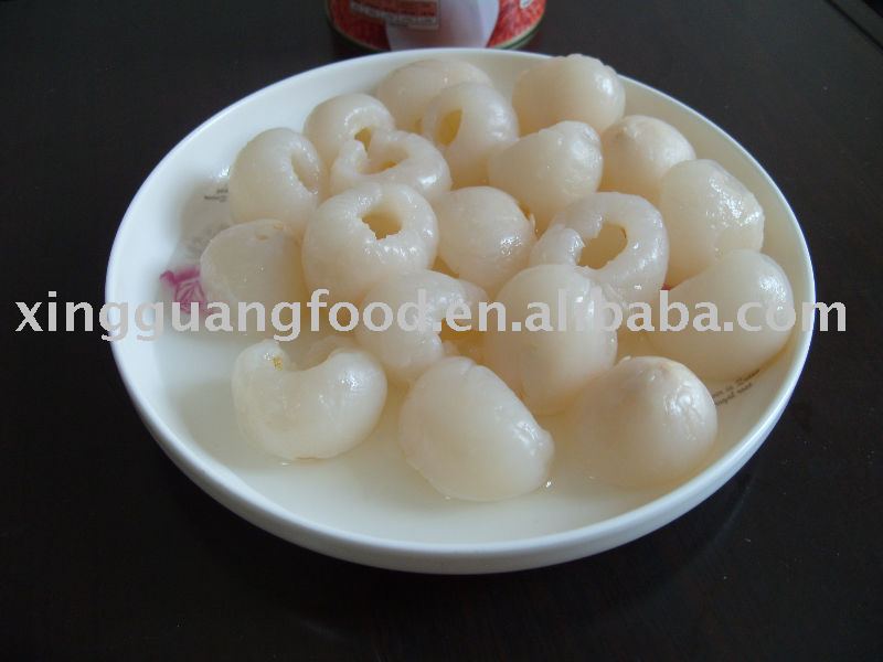 canned lychees