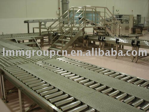 industrial  stainless steel and rubber belt conveyor roller for production line