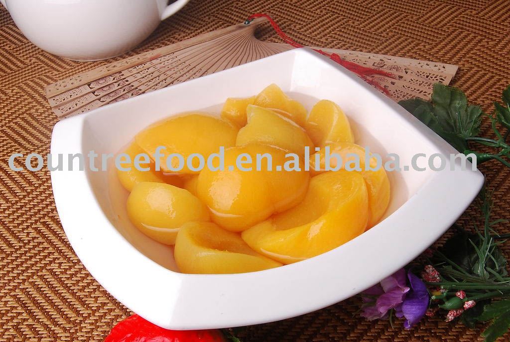 canned peach